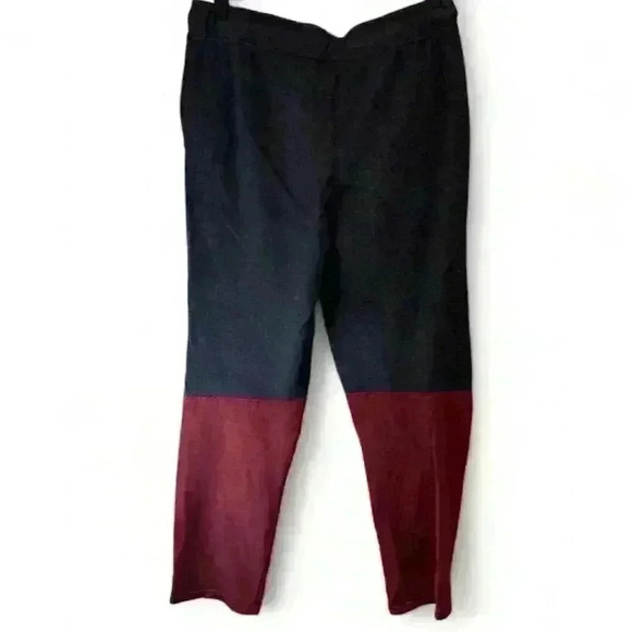 Cat & Jack Boy's XL Colorblock Joggers Navy/Maroon Casual Pants - Picture 2 of 6